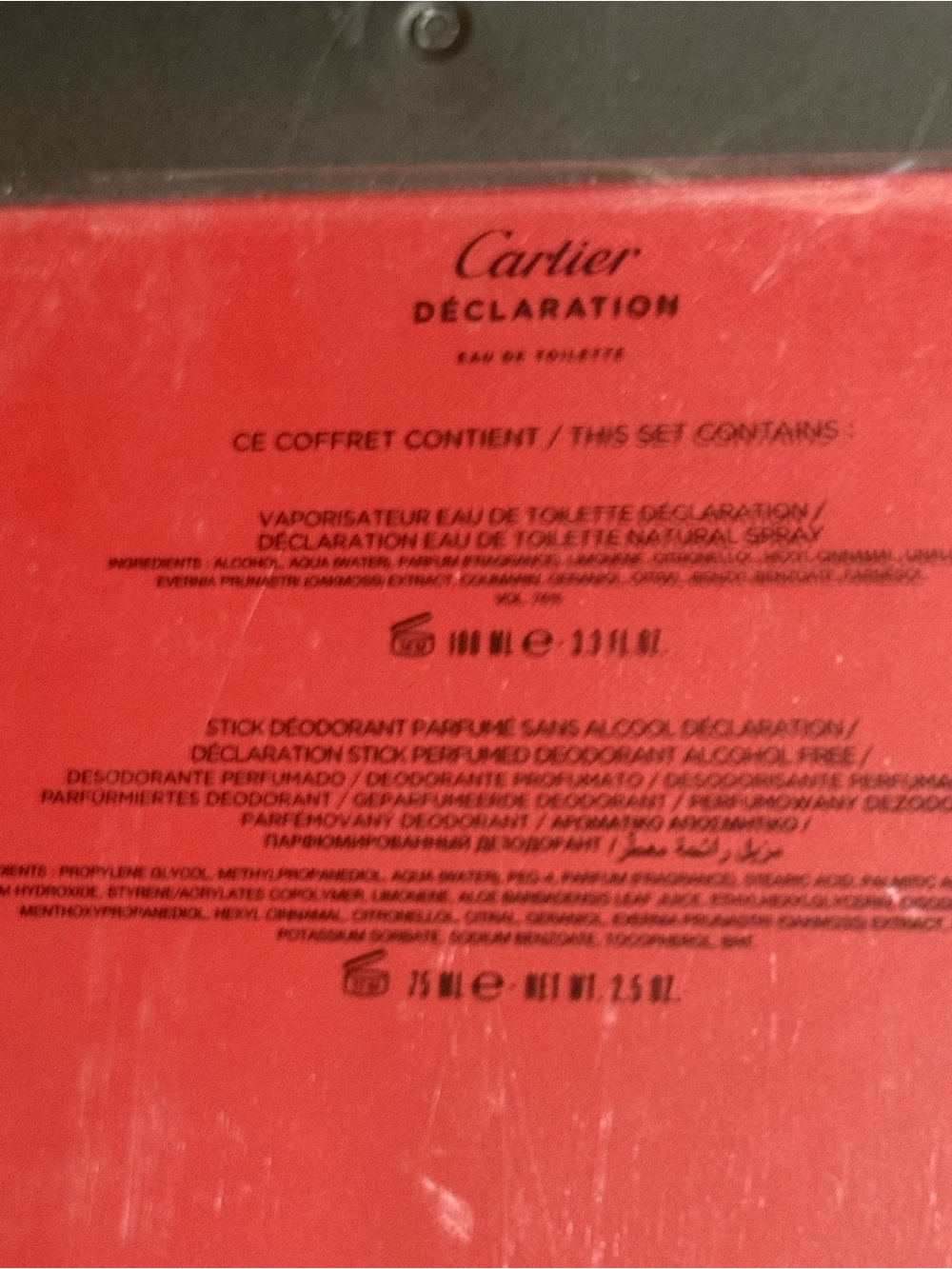 Cartier Declaration - Picture 6 of 6